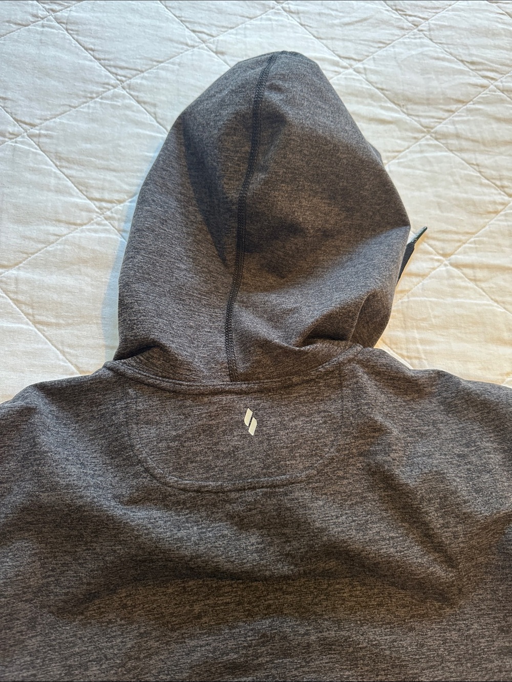 SODO Men's Crewneck Hoodie Sweater - Charcoal Heather - Picture 7 of 7